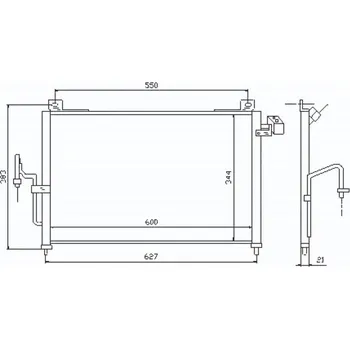 Výparník klimatizace CHLADIČ KLIMATIZACE MAZDA PREMACY 06.99-
