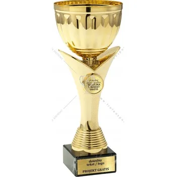 Zlatý Pohár s Emblémem 31 cm + GRAVÍROVÁNÍ DÁREK