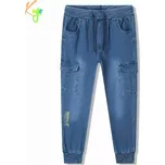 Chlapecké riflové tepláky - kalhoty Kugo CK0934 modré