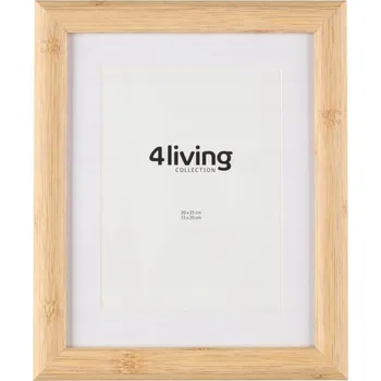 Obraz RÁMEČEK HNĚDÝ NA VELKOU FOTKU S PASPARTA, ZÁVĚSNÝ I STOJÍCÍ, 20X25 CM NARA