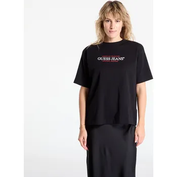 Dámské tričko Tričko Guess Jeans Ss Cn Os American Black S
