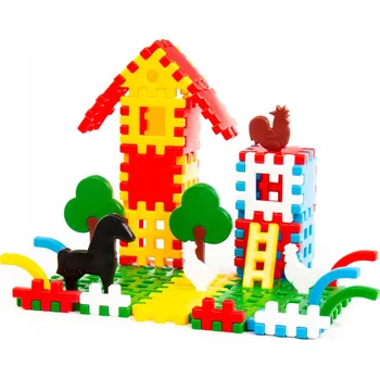 ostatní stavebnice Polesie farmář 4864 Stavebnice 112 dílků