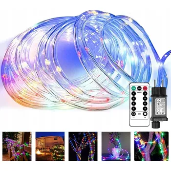 Vánoce Balkónová girlanda hadice světelná 10m LED vánoční osvětlení na stromeček multicolor