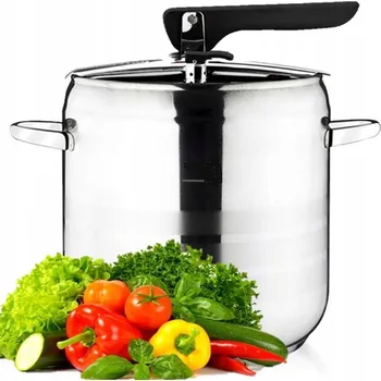 Tlakový Hrnec Floria 9 l stříbrná