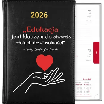 Diář Knižkový kalendář 2026 A5 černý