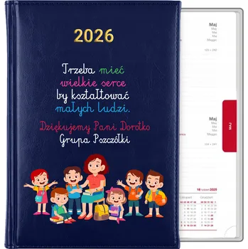 Kalendář Knižní kalendář 2026 A5 modrý