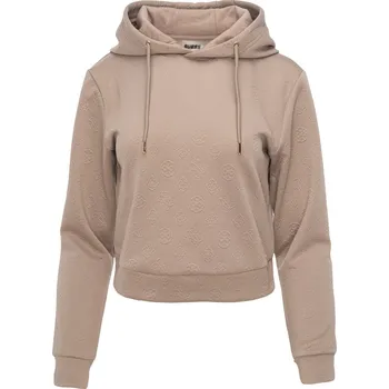 Dámská mikina Dámská Mikina GUESS PEONY LOGO HOODIE SWEATSHIRT V4BQ02KCHR2-P1JK – Béžová S