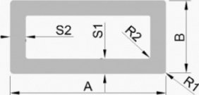 Hliníkový jekl 40x40x2