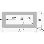 Hliníkový jekl 40x40x2