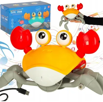 MEGA Utekající Lezoucí KRAB CHODÍCÍ Hračka Interaktivní PRO DĚTI XL