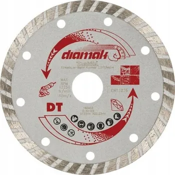 Řezný kotouč MAKITA D-61167 diamantový kotouč 125mm TURBO, beton DIAMAK