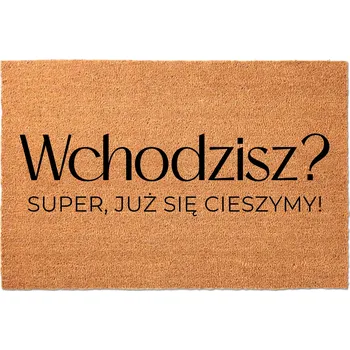 Hotová gumová kokosová rohožka 40 x 60 cm
