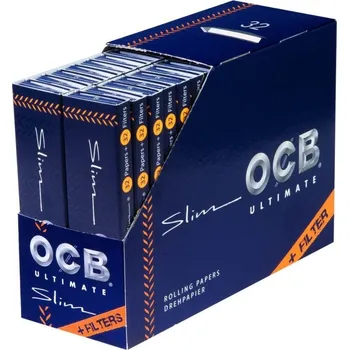 OCB ULTIMATE SLIM + TIPS 32ks v balení box 32ks