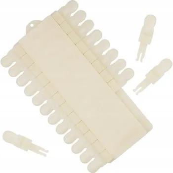 Vzorník barev Allepaznokcie béžová, bílá