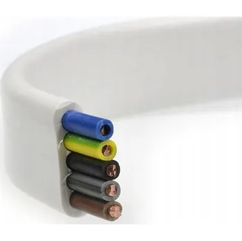 elektrický kabel Plochý elektrický kabel instalační YDYp NKT 5 x 4