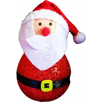 Vánoční dekorace Vánoční Mikuláš Ozdoba Figurka LED Dekorace na Vánoce Mikuláše