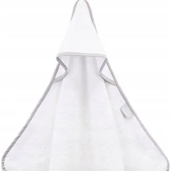 Prostěradlo Deka s kapucí Shnuggle 75 x 75 cm bílá