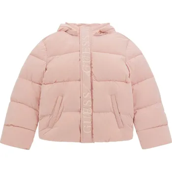 Dětská Zimní prošívaná bunda GUESS HOODED LS PUFFER W/ZIP J4BL02WGIW0-G66B – Růžová 8