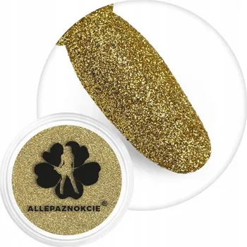 Třpytky na nehty, ozdoba - jemný prach ALLEPAZNOKCIE 2g, třpytivý prášek v dóze Č. 35