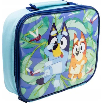 Svačinový box Termotaška / Chladící taška na oběd 3,75 l Bluey a Bingo 25x20x7,5 cm