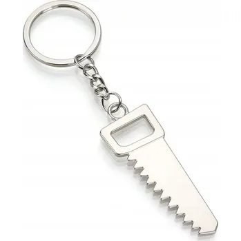 Přívěsek Na Klíče ruční pila – kovový přívěsek pro kutily