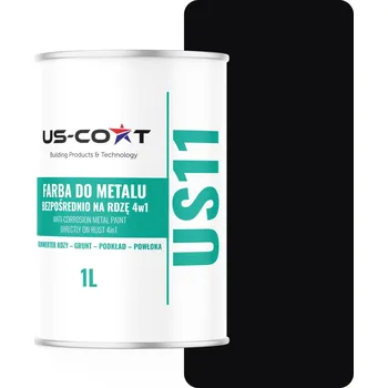 barva na kov BARVA BARVA NA KOV 4V1 OCHRANNÁ 1L ČERNÁ RAL 9005 MATNÁ