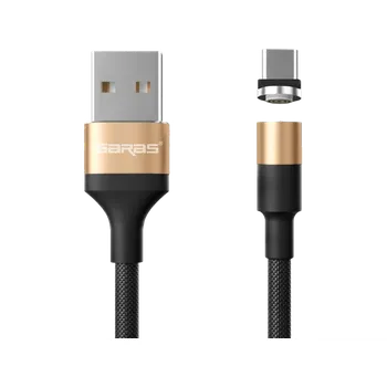 Datový kabel Garas M1 - Magnetický USB kabel - Zlatý - USB C - 1 m