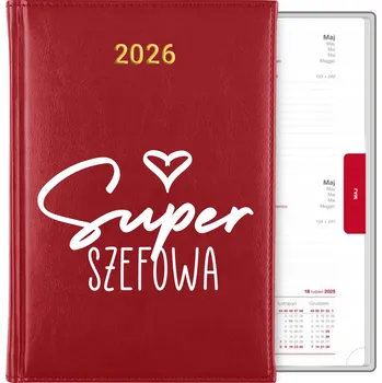 Kalendář Knižní kalendář 2026 A5 červený