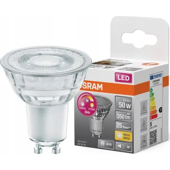 Žárovka LED žárovka HALOGEN GU10 4,5W = 50W OSRAM
