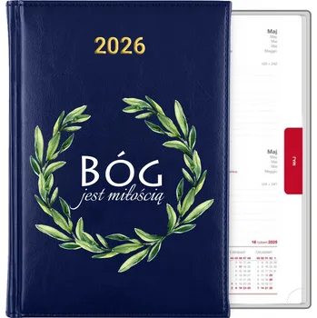 Kalendář Knižní kalendář 2026 A5 modrý