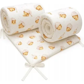 Prostěradlo OBOUSTRANNÝ CHRÁNIČ DO POSTÝLKY NA PŘÍČKY 180x30cm CZAS BOBASA