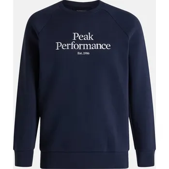Pánská mikina Pánská Mikina PEAK PERFORMANCE ORIGINAL CREW G77755020_2N3 – Modrá L