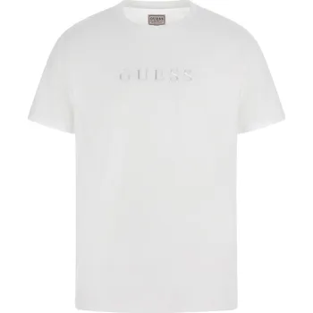 Pánské tričko Pánské Tričko s krátkým rukávem GUESS SS CLASSIC PIMA EMB CREW M2BP47K7HD0-G011 – Bílá L
