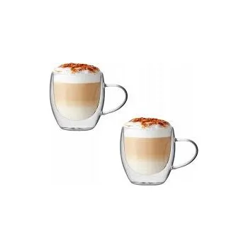 Dvoustěnné Termosklenice 400 ml, 2 ks na kávu a čaj