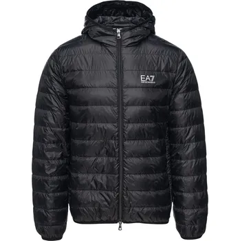Pánská Zateplená bunda EA7 TRAIN CORE ID M DOWN LIGHT HOODED JACKET 8NPB24PNGPZ1200 – Černá L