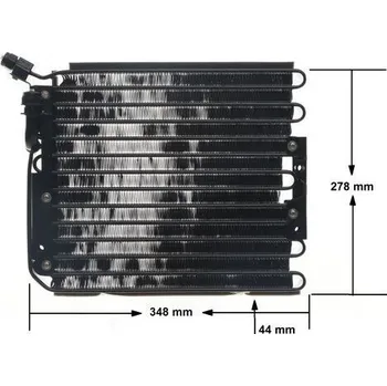 Výparník klimatizace Kondenzátor, klimatizace MAHLE (AC316000S)