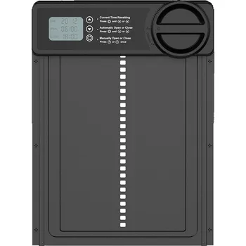 Automatická Dvířka Do Kurníku s časovačem, blokování přiskřípnutí, voděodolné