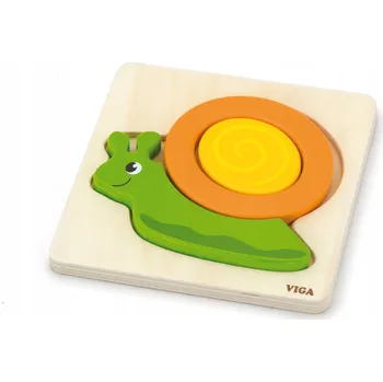 Puzzle Dřevěné puzzle Viga Hlemýžď