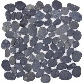 Obklad Kamenná mozaika, přírodní kámen v tmavě modré barvě