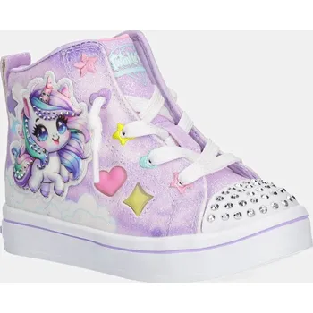 Chlapecké tenisky Dětské tenisky Skechers TWI-LITES 2.0 - UNICORN GLAM fialová barva, 314378N 04X, EUR 23
