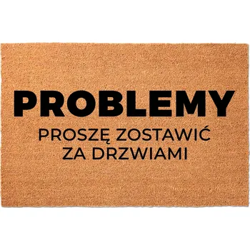 Rohožka Hotová gumová kokosová rohožka 40 x 60 cm