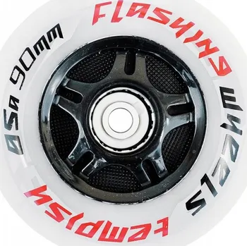 Příslušenství pro in-line Svítící kolečka TEMPISH Flashing 90x24 85A červená