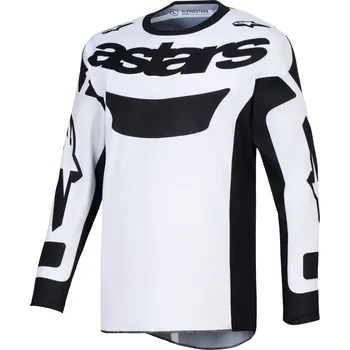 Moto dres Motokrosový dres Alpinestars Racer Riway bílo-černý S