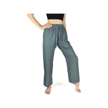 Dámské kalhoty Kalhoty jóga OLVIR, šedé M