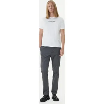 Oblečení a móda Calvin Klein T-Shirt Logo 30s LV04LD230G Bílá Relaxed Fit XS