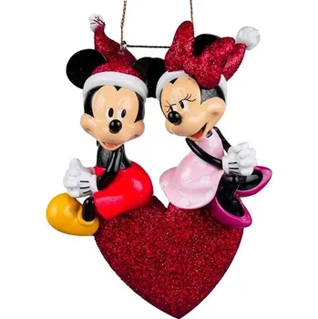 Vánoční dekorace Disney Vánoční ozdoba Minnie + Mickey