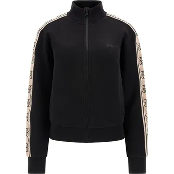 Dámská mikina Dámská Mikina GUESS BRITNEY FULL ZIP SWEATSHIRT V2YQ16KB3P2-JBLK – Černá XS