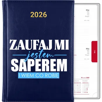Kalendář Knižní kalendář 2026 A5 modrý