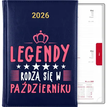 Kalendář Knižní kalendář 2026 A5 modrý