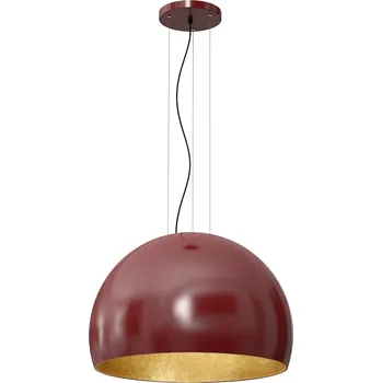 Závěsné svítidlo LUMINEX COMPO 1689 ČERVENÉ / ZLATÉ